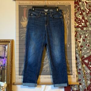 Denizen from Levi’s dark wash cuffed jean